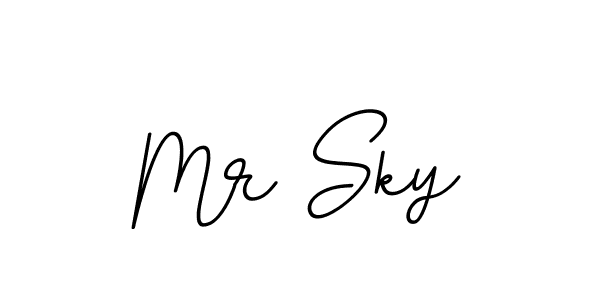 Use a signature maker to create a handwritten signature online. With this signature software, you can design (BallpointsItalic-DORy9) your own signature for name Mr Sky. Mr Sky signature style 11 images and pictures png