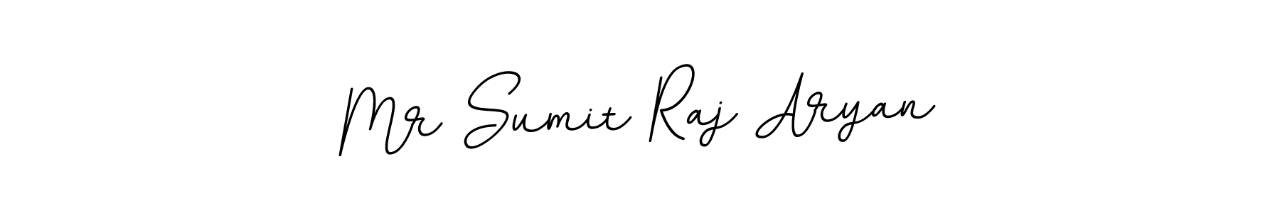 Make a beautiful signature design for name Mr Sumit Raj Aryan. With this signature (BallpointsItalic-DORy9) style, you can create a handwritten signature for free. Mr Sumit Raj Aryan signature style 11 images and pictures png