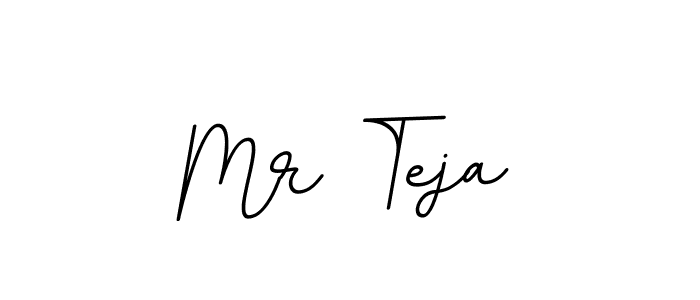 Mr Teja stylish signature style. Best Handwritten Sign (BallpointsItalic-DORy9) for my name. Handwritten Signature Collection Ideas for my name Mr Teja. Mr Teja signature style 11 images and pictures png