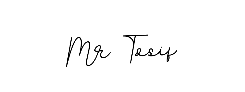 Create a beautiful signature design for name Mr Tosif. With this signature (BallpointsItalic-DORy9) fonts, you can make a handwritten signature for free. Mr Tosif signature style 11 images and pictures png