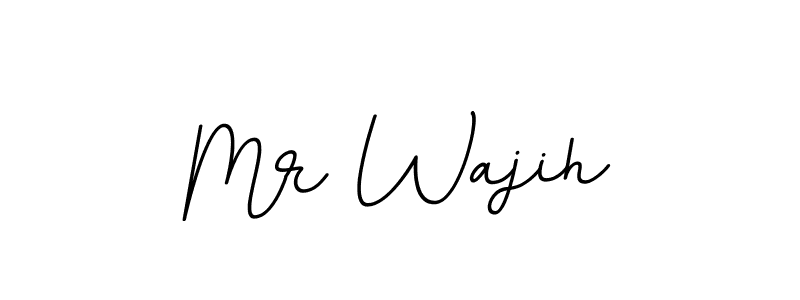 This is the best signature style for the Mr Wajih name. Also you like these signature font (BallpointsItalic-DORy9). Mix name signature. Mr Wajih signature style 11 images and pictures png