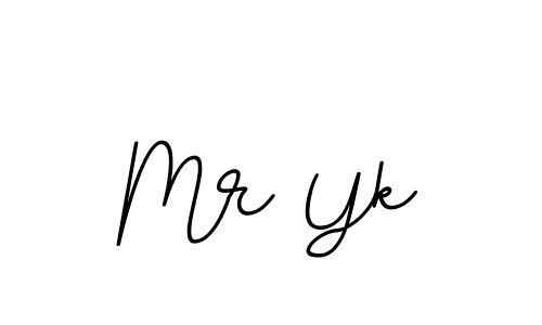 You should practise on your own different ways (BallpointsItalic-DORy9) to write your name (Mr Yk) in signature. don't let someone else do it for you. Mr Yk signature style 11 images and pictures png