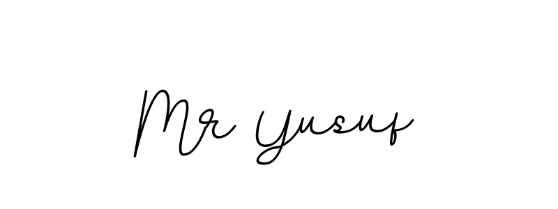 Create a beautiful signature design for name Mr Yusuf. With this signature (BallpointsItalic-DORy9) fonts, you can make a handwritten signature for free. Mr Yusuf signature style 11 images and pictures png