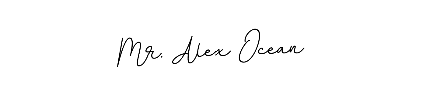 if you are searching for the best signature style for your name Mr. Alex Ocean. so please give up your signature search. here we have designed multiple signature styles  using BallpointsItalic-DORy9. Mr. Alex Ocean signature style 11 images and pictures png