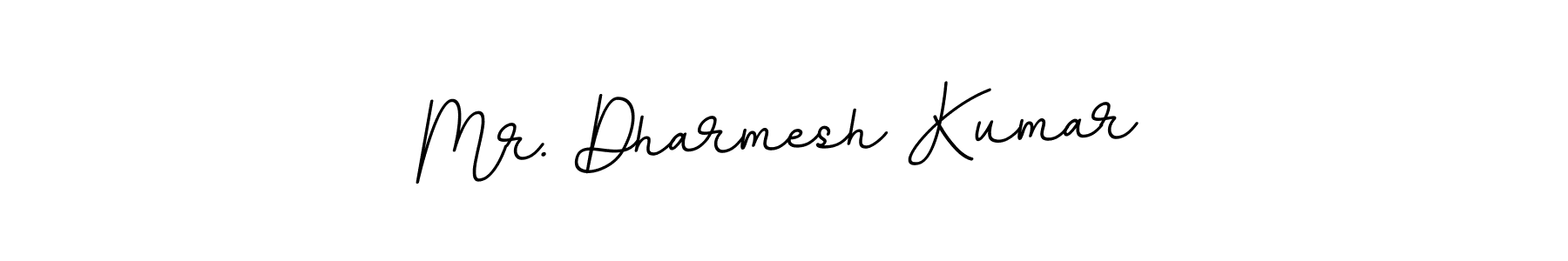 Make a beautiful signature design for name Mr. Dharmesh Kumar. With this signature (BallpointsItalic-DORy9) style, you can create a handwritten signature for free. Mr. Dharmesh Kumar signature style 11 images and pictures png