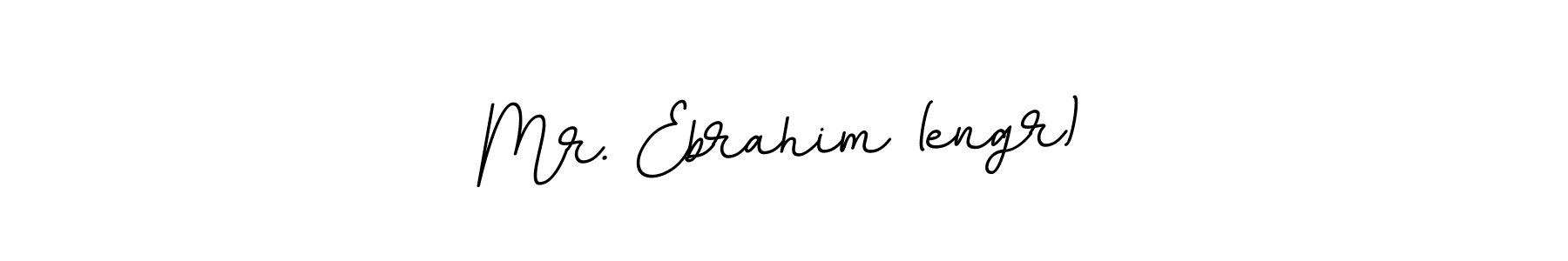 Design your own signature with our free online signature maker. With this signature software, you can create a handwritten (BallpointsItalic-DORy9) signature for name Mr. Ebrahim (engr). Mr. Ebrahim (engr) signature style 11 images and pictures png