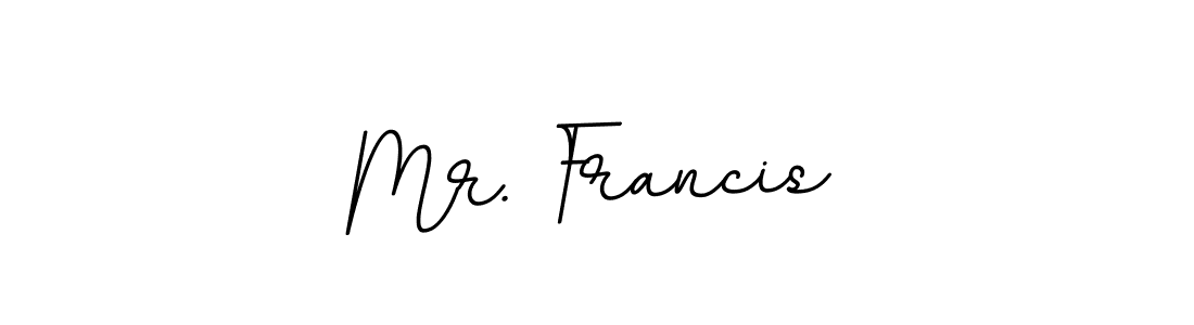 Check out images of Autograph of Mr. Francis name. Actor Mr. Francis Signature Style. BallpointsItalic-DORy9 is a professional sign style online. Mr. Francis signature style 11 images and pictures png