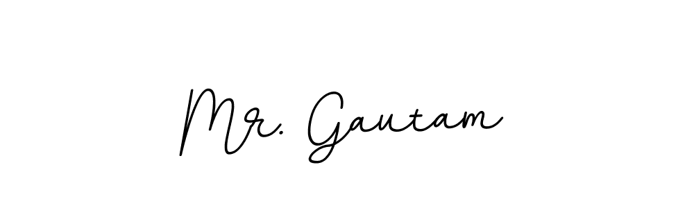 Make a beautiful signature design for name Mr. Gautam. With this signature (BallpointsItalic-DORy9) style, you can create a handwritten signature for free. Mr. Gautam signature style 11 images and pictures png