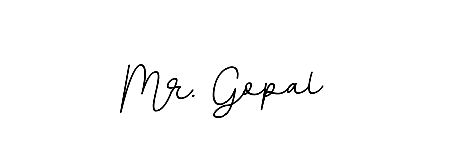 Use a signature maker to create a handwritten signature online. With this signature software, you can design (BallpointsItalic-DORy9) your own signature for name Mr. Gopal. Mr. Gopal signature style 11 images and pictures png