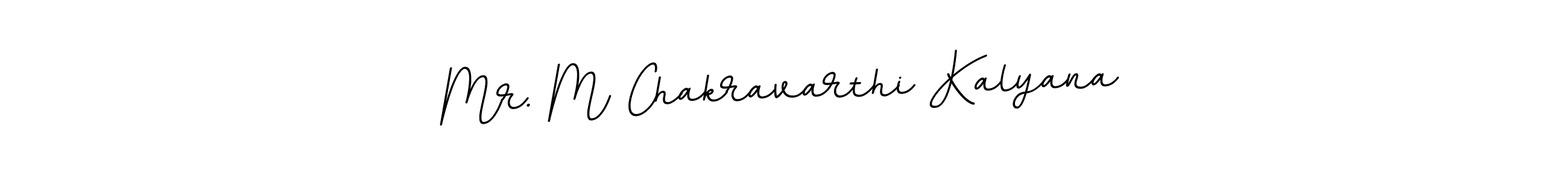 See photos of Mr. M Chakravarthi Kalyana official signature by Spectra . Check more albums & portfolios. Read reviews & check more about BallpointsItalic-DORy9 font. Mr. M Chakravarthi Kalyana signature style 11 images and pictures png