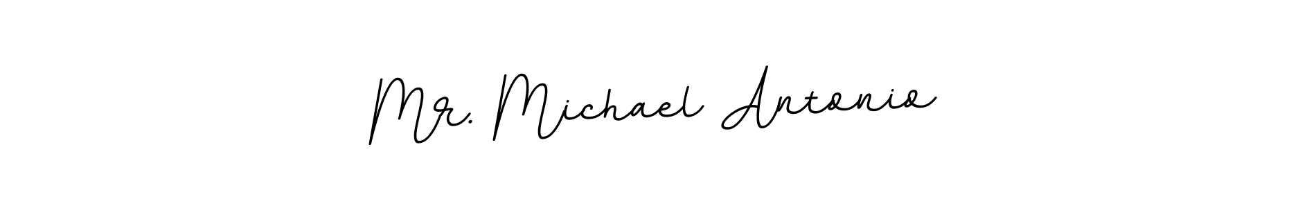 It looks lik you need a new signature style for name Mr. Michael Antonio. Design unique handwritten (BallpointsItalic-DORy9) signature with our free signature maker in just a few clicks. Mr. Michael Antonio signature style 11 images and pictures png