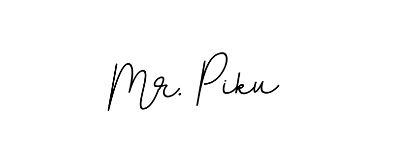 Design your own signature with our free online signature maker. With this signature software, you can create a handwritten (BallpointsItalic-DORy9) signature for name Mr. Piku. Mr. Piku signature style 11 images and pictures png