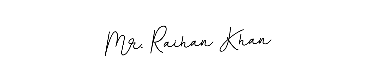 How to make Mr. Raihan Khan name signature. Use BallpointsItalic-DORy9 style for creating short signs online. This is the latest handwritten sign. Mr. Raihan Khan signature style 11 images and pictures png
