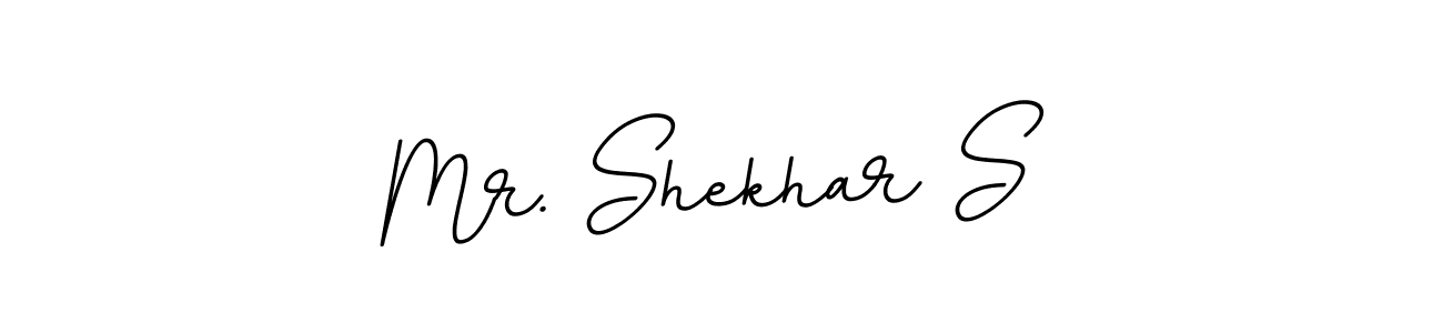 Create a beautiful signature design for name Mr. Shekhar S. With this signature (BallpointsItalic-DORy9) fonts, you can make a handwritten signature for free. Mr. Shekhar S signature style 11 images and pictures png