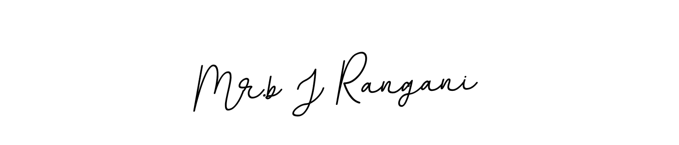 It looks lik you need a new signature style for name Mr.b J Rangani. Design unique handwritten (BallpointsItalic-DORy9) signature with our free signature maker in just a few clicks. Mr.b J Rangani signature style 11 images and pictures png