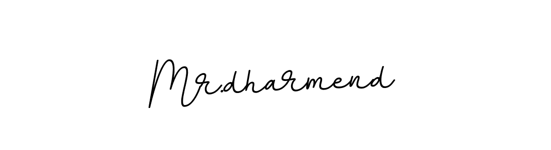 Create a beautiful signature design for name Mr.dharmend. With this signature (BallpointsItalic-DORy9) fonts, you can make a handwritten signature for free. Mr.dharmend signature style 11 images and pictures png