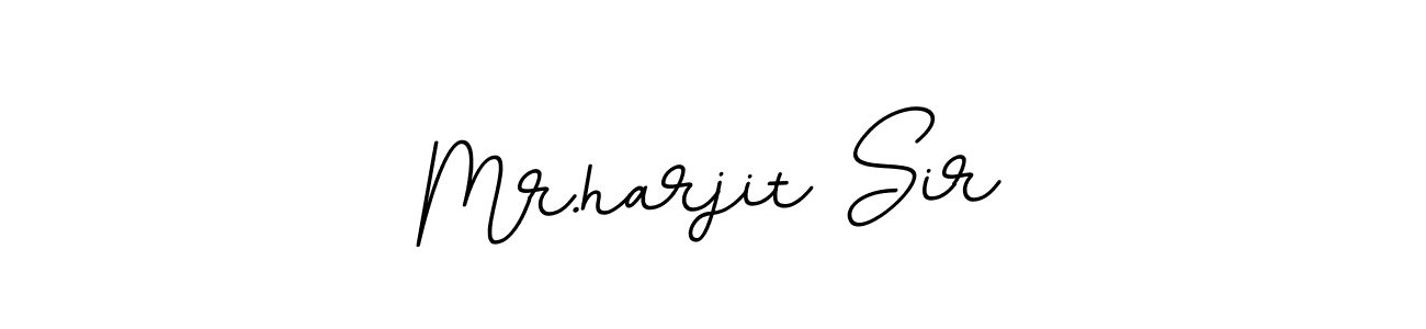 How to make Mr.harjit Sir name signature. Use BallpointsItalic-DORy9 style for creating short signs online. This is the latest handwritten sign. Mr.harjit Sir signature style 11 images and pictures png