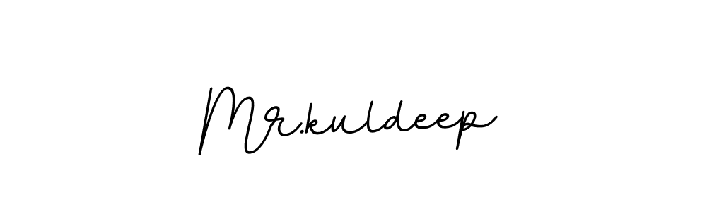 How to make Mr.kuldeep name signature. Use BallpointsItalic-DORy9 style for creating short signs online. This is the latest handwritten sign. Mr.kuldeep signature style 11 images and pictures png