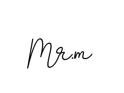 Make a beautiful signature design for name Mr.m. With this signature (BallpointsItalic-DORy9) style, you can create a handwritten signature for free. Mr.m signature style 11 images and pictures png