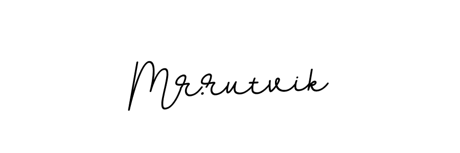 How to Draw Mr.rutvik signature style? BallpointsItalic-DORy9 is a latest design signature styles for name Mr.rutvik. Mr.rutvik signature style 11 images and pictures png