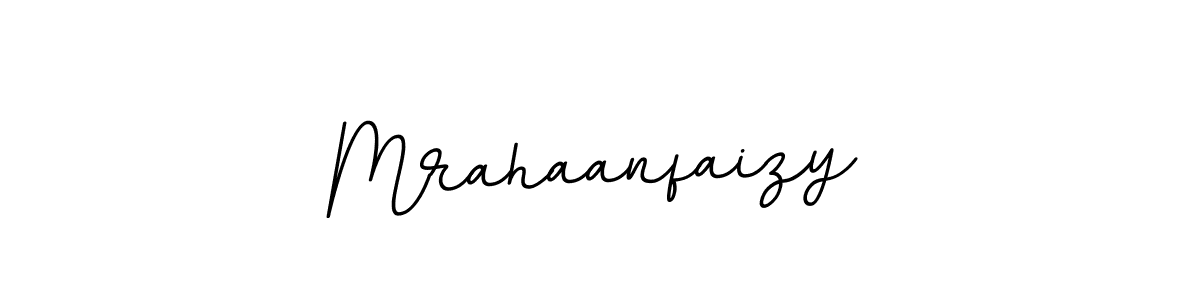 The best way (BallpointsItalic-DORy9) to make a short signature is to pick only two or three words in your name. The name Mrahaanfaizy include a total of six letters. For converting this name. Mrahaanfaizy signature style 11 images and pictures png