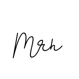 Use a signature maker to create a handwritten signature online. With this signature software, you can design (BallpointsItalic-DORy9) your own signature for name Mrh. Mrh signature style 11 images and pictures png