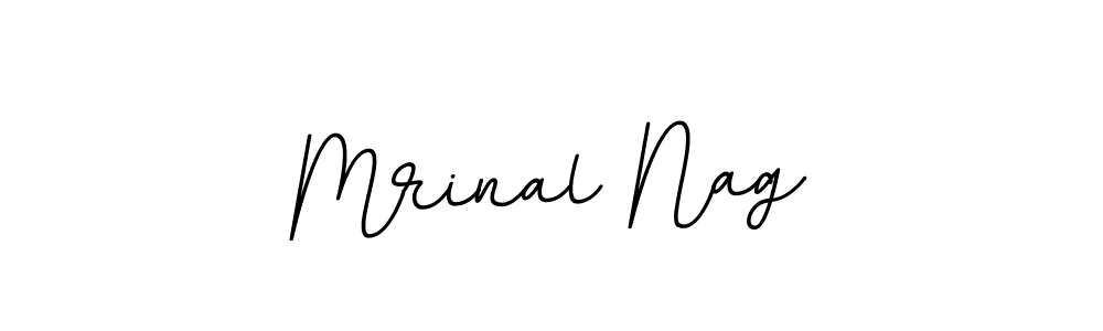 Design your own signature with our free online signature maker. With this signature software, you can create a handwritten (BallpointsItalic-DORy9) signature for name Mrinal Nag. Mrinal Nag signature style 11 images and pictures png