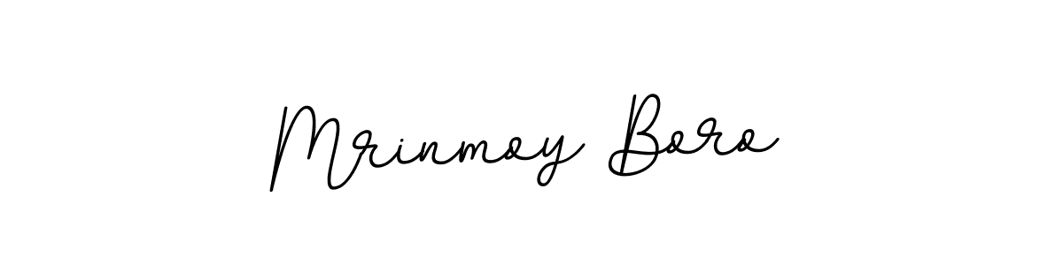 The best way (BallpointsItalic-DORy9) to make a short signature is to pick only two or three words in your name. The name Mrinmoy Boro include a total of six letters. For converting this name. Mrinmoy Boro signature style 11 images and pictures png