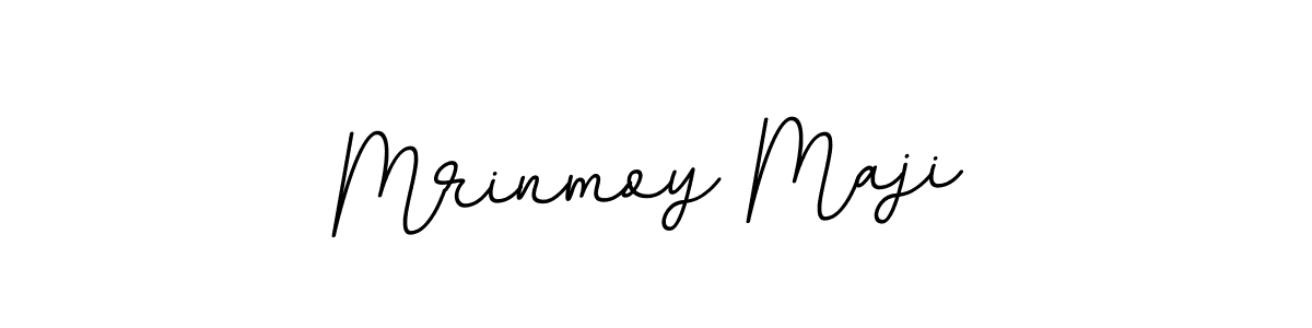 The best way (BallpointsItalic-DORy9) to make a short signature is to pick only two or three words in your name. The name Mrinmoy Maji include a total of six letters. For converting this name. Mrinmoy Maji signature style 11 images and pictures png