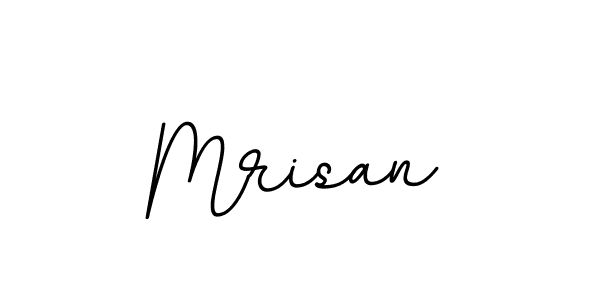 The best way (BallpointsItalic-DORy9) to make a short signature is to pick only two or three words in your name. The name Mrisan include a total of six letters. For converting this name. Mrisan signature style 11 images and pictures png