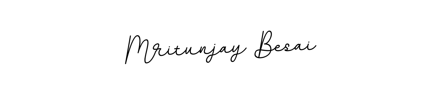 The best way (BallpointsItalic-DORy9) to make a short signature is to pick only two or three words in your name. The name Mritunjay Besai include a total of six letters. For converting this name. Mritunjay Besai signature style 11 images and pictures png