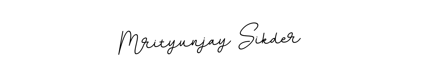 Use a signature maker to create a handwritten signature online. With this signature software, you can design (BallpointsItalic-DORy9) your own signature for name Mrityunjay Sikder. Mrityunjay Sikder signature style 11 images and pictures png