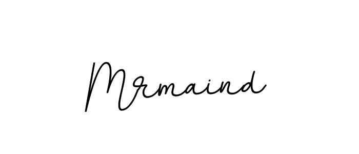 Create a beautiful signature design for name Mrmaind. With this signature (BallpointsItalic-DORy9) fonts, you can make a handwritten signature for free. Mrmaind signature style 11 images and pictures png