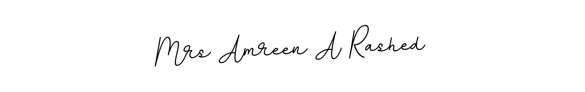 Here are the top 10 professional signature styles for the name Mrs Amreen A Rashed. These are the best autograph styles you can use for your name. Mrs Amreen A Rashed signature style 11 images and pictures png