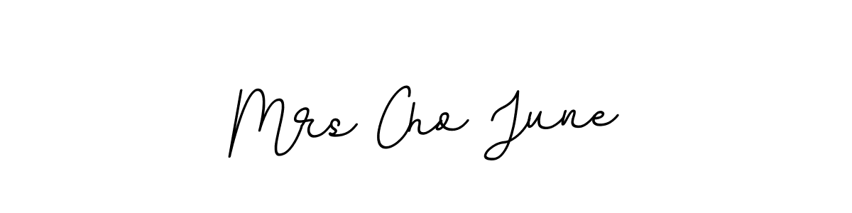 Design your own signature with our free online signature maker. With this signature software, you can create a handwritten (BallpointsItalic-DORy9) signature for name Mrs Cho June. Mrs Cho June signature style 11 images and pictures png
