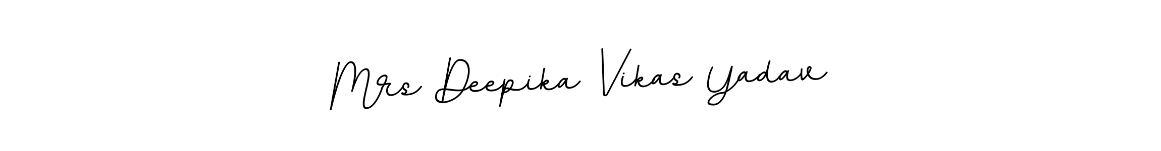Use a signature maker to create a handwritten signature online. With this signature software, you can design (BallpointsItalic-DORy9) your own signature for name Mrs Deepika Vikas Yadav. Mrs Deepika Vikas Yadav signature style 11 images and pictures png
