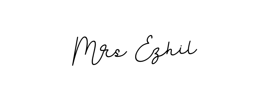 How to Draw Mrs Ezhil signature style? BallpointsItalic-DORy9 is a latest design signature styles for name Mrs Ezhil. Mrs Ezhil signature style 11 images and pictures png