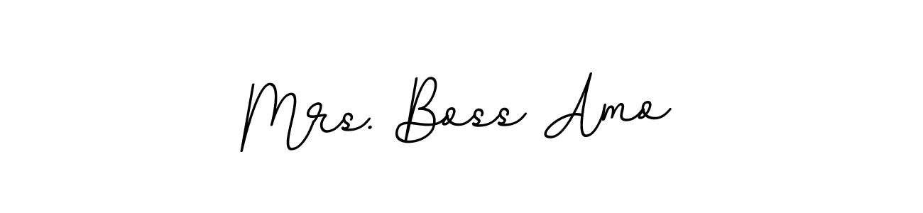 Use a signature maker to create a handwritten signature online. With this signature software, you can design (BallpointsItalic-DORy9) your own signature for name Mrs. Boss Amo. Mrs. Boss Amo signature style 11 images and pictures png