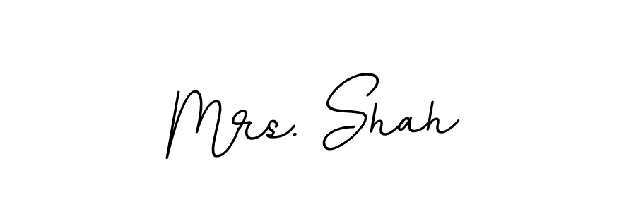 Create a beautiful signature design for name Mrs. Shah. With this signature (BallpointsItalic-DORy9) fonts, you can make a handwritten signature for free. Mrs. Shah signature style 11 images and pictures png