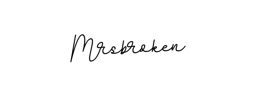 Also You can easily find your signature by using the search form. We will create Mrsbroken name handwritten signature images for you free of cost using BallpointsItalic-DORy9 sign style. Mrsbroken signature style 11 images and pictures png