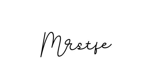 Use a signature maker to create a handwritten signature online. With this signature software, you can design (BallpointsItalic-DORy9) your own signature for name Mrstfe. Mrstfe signature style 11 images and pictures png