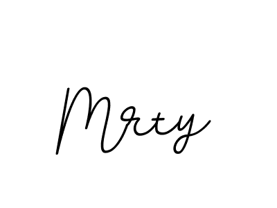 How to make Mrty name signature. Use BallpointsItalic-DORy9 style for creating short signs online. This is the latest handwritten sign. Mrty signature style 11 images and pictures png