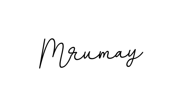 Design your own signature with our free online signature maker. With this signature software, you can create a handwritten (BallpointsItalic-DORy9) signature for name Mrumay. Mrumay signature style 11 images and pictures png