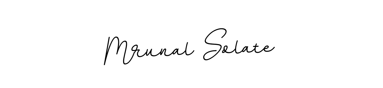 It looks lik you need a new signature style for name Mrunal Solate. Design unique handwritten (BallpointsItalic-DORy9) signature with our free signature maker in just a few clicks. Mrunal Solate signature style 11 images and pictures png