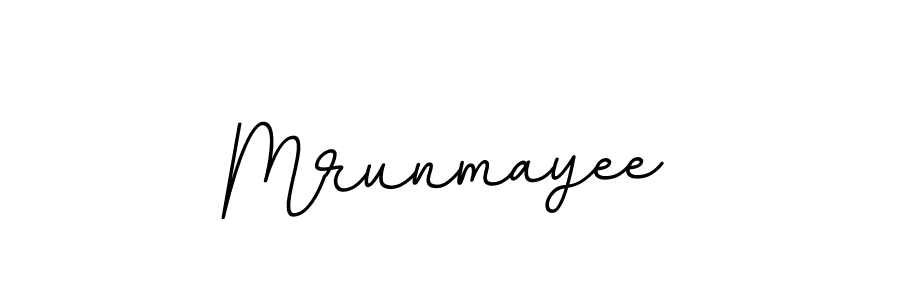 Make a beautiful signature design for name Mrunmayee. With this signature (BallpointsItalic-DORy9) style, you can create a handwritten signature for free. Mrunmayee signature style 11 images and pictures png