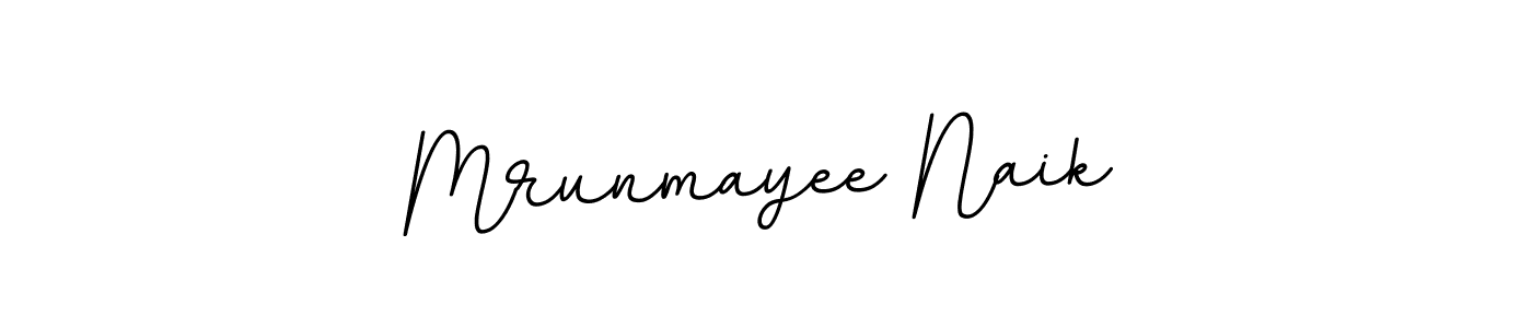 The best way (BallpointsItalic-DORy9) to make a short signature is to pick only two or three words in your name. The name Mrunmayee Naik include a total of six letters. For converting this name. Mrunmayee Naik signature style 11 images and pictures png