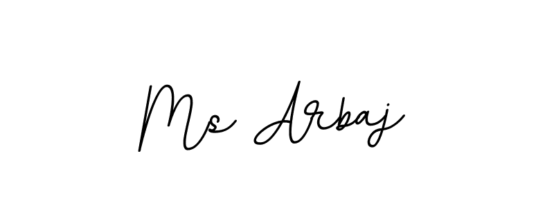 It looks lik you need a new signature style for name Ms Arbaj. Design unique handwritten (BallpointsItalic-DORy9) signature with our free signature maker in just a few clicks. Ms Arbaj signature style 11 images and pictures png