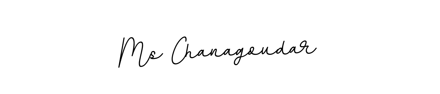 Make a beautiful signature design for name Ms Chanagoudar. With this signature (BallpointsItalic-DORy9) style, you can create a handwritten signature for free. Ms Chanagoudar signature style 11 images and pictures png