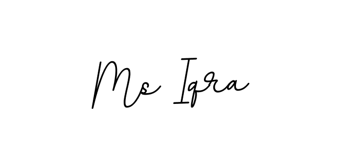 Create a beautiful signature design for name Ms Iqra. With this signature (BallpointsItalic-DORy9) fonts, you can make a handwritten signature for free. Ms Iqra signature style 11 images and pictures png