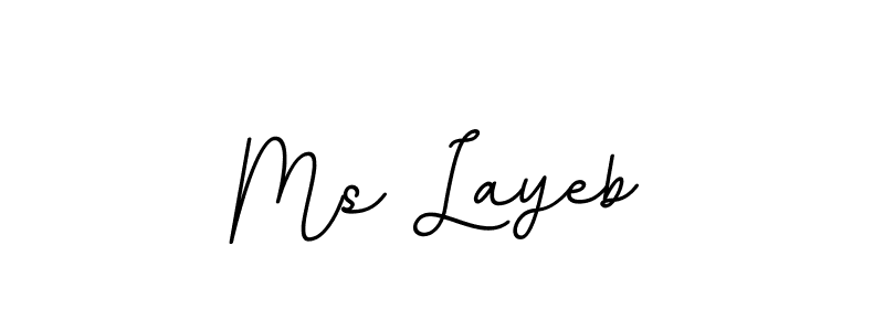 How to make Ms Layeb signature? BallpointsItalic-DORy9 is a professional autograph style. Create handwritten signature for Ms Layeb name. Ms Layeb signature style 11 images and pictures png